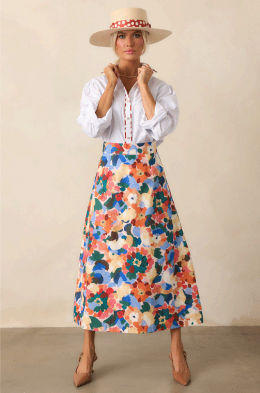 River Midi Skirt - Whirl
