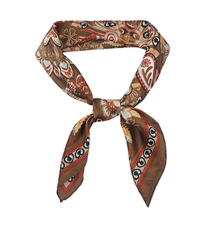 Bohemian Paisley Border Scarf (More Colors Available)