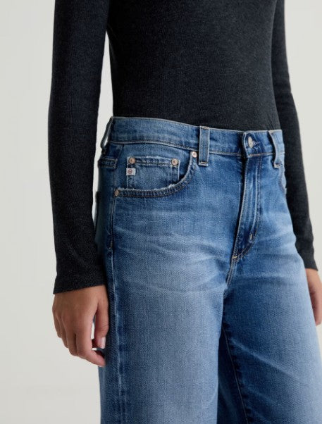 Brinley Crop Mid Rise Straight Jean - 17 Years Mystery