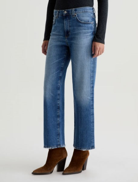 Brinley Crop Mid Rise Straight Jean - 17 Years Mystery