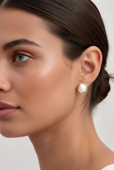 Oceans Apart Studs - Gold