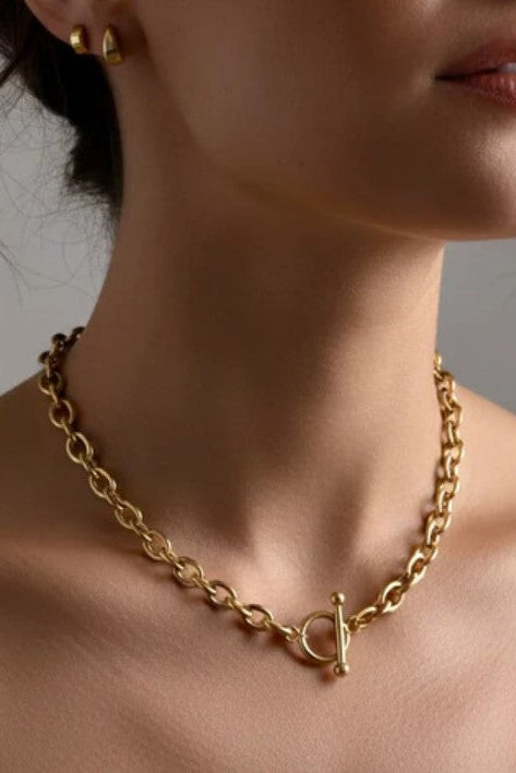 Interlocked Necklace - Gold