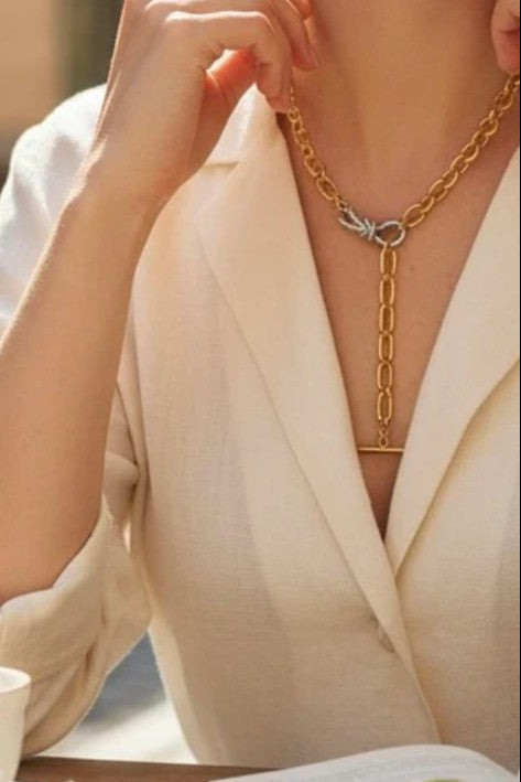 Vice Necklace - Mixed Metal