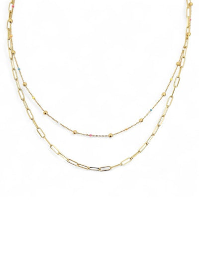 Crush on Hue 2 Layer Necklace