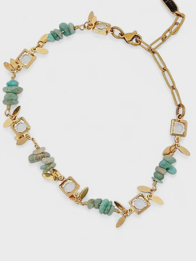 Rock On Necklace - Turquoise
