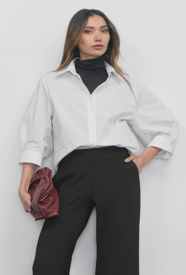 Thea Button Down - White