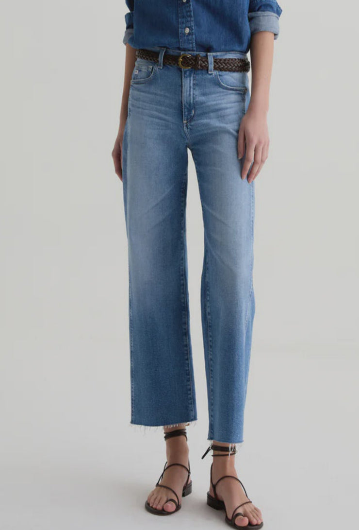 Saige Wide Leg Crop - Rosarito