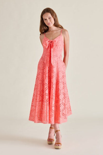 Luna Dress - Flamingo Pink