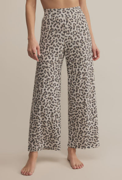 Leopard Luxe Pant - Champagne