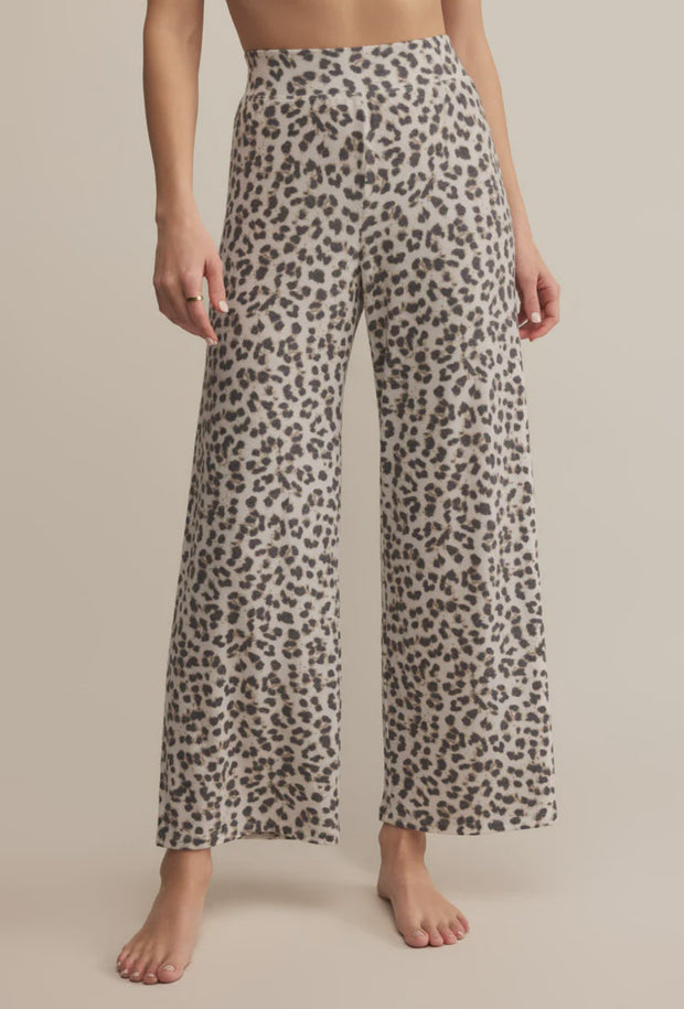 Leopard Luxe Pant - Champagne