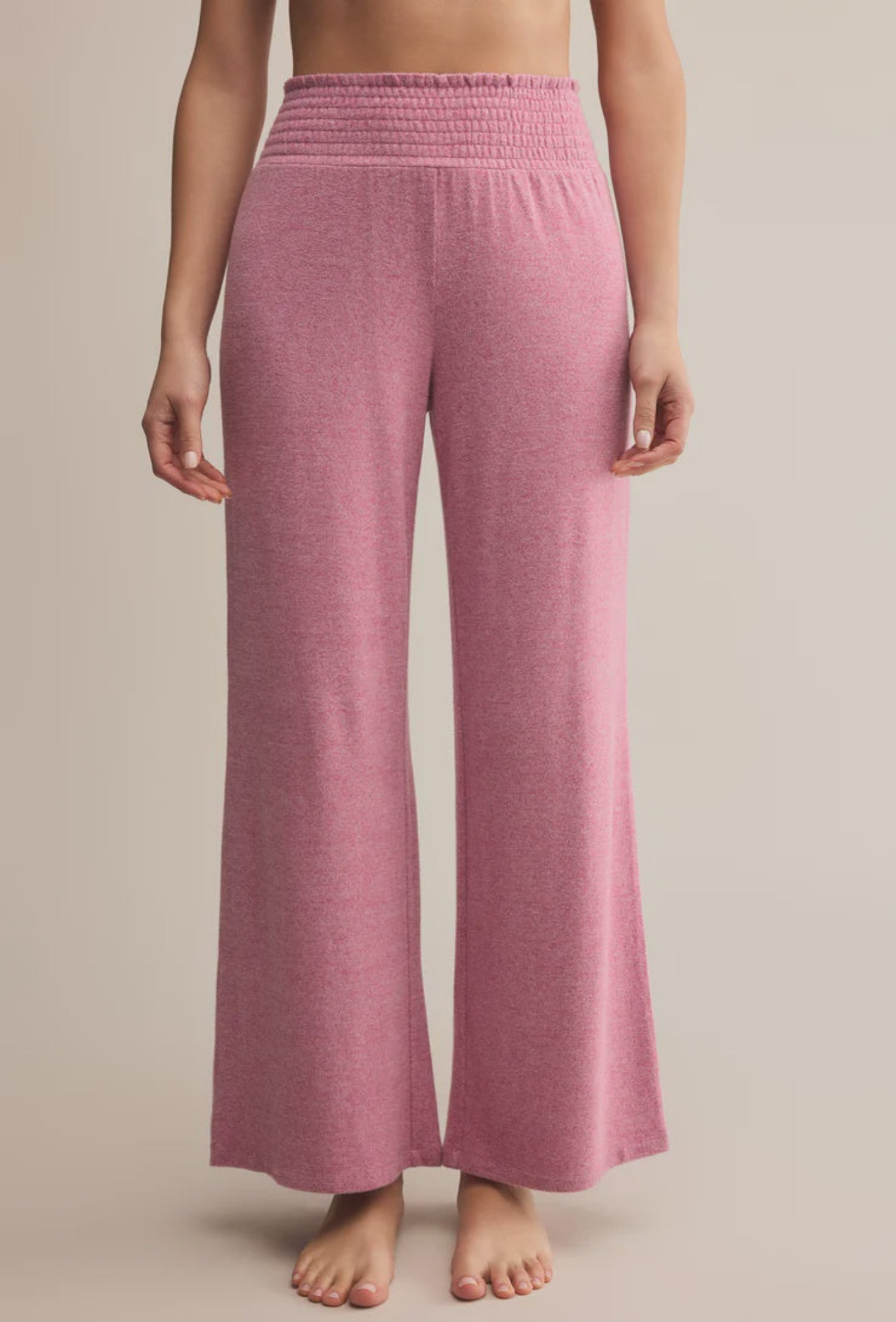 Dawn Smocked Pant - Sweet Plum