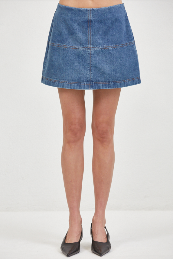 Adelin Skirt - Denim Blue