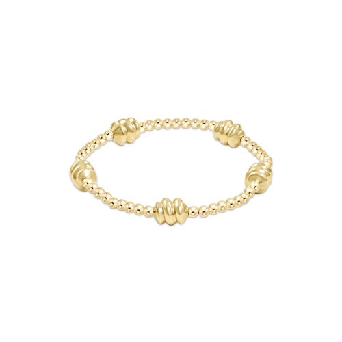 Admire Gold 3mm Bead Bracelet - Gold