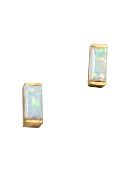 After Glow Studs  - Opalite