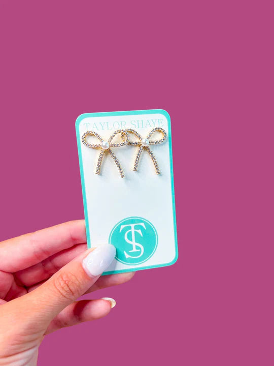 Allison Bow Drop Earring