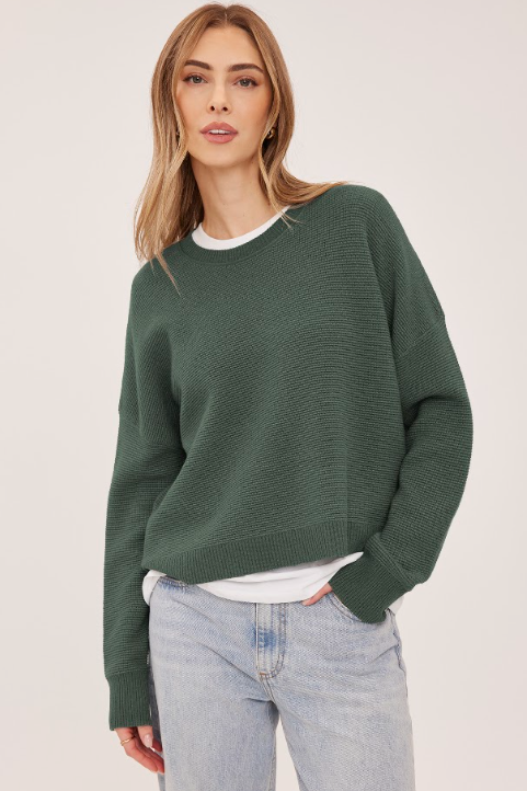 Axel Waffle Weave Pullover - Aspen