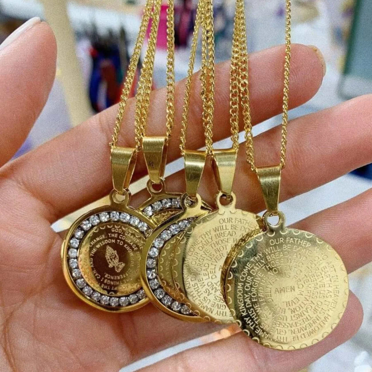 18" Prayer Warrior Necklace