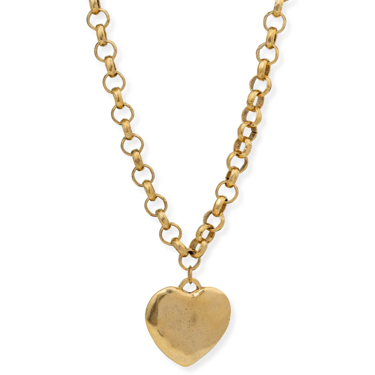 18" Puffy Heart Necklace