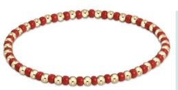 Gameday Hope Grateful Bracelet - Bright Red