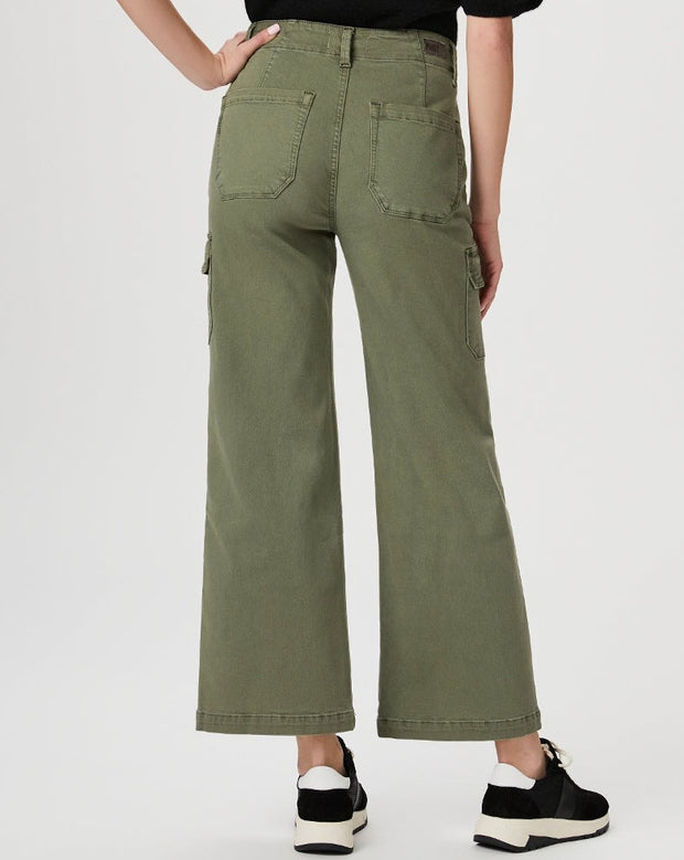 Carly Cargo Wide Leg - Vintage Ivy Green