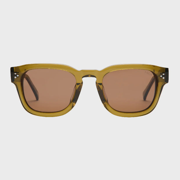 Camden Sunglasses - Kelp / Brown Polarized Lens