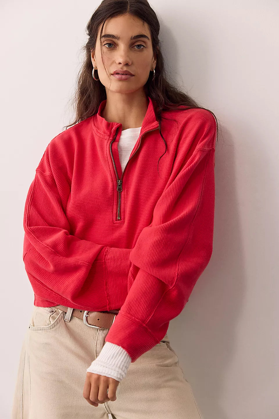 We The Free Celeste Quarterzip - Salsa