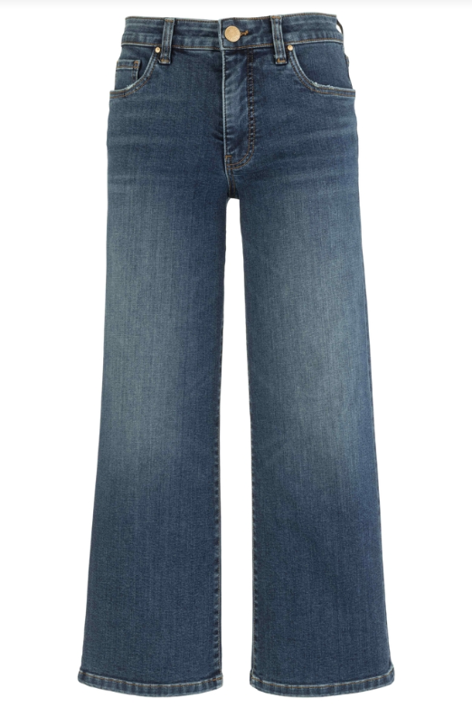Charlotte High Rise Fab Ab Wide Leg Jean - Consul