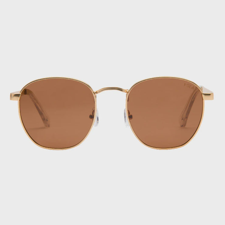 Cooper Sunglasses - Gold / Brown Polarized Lens