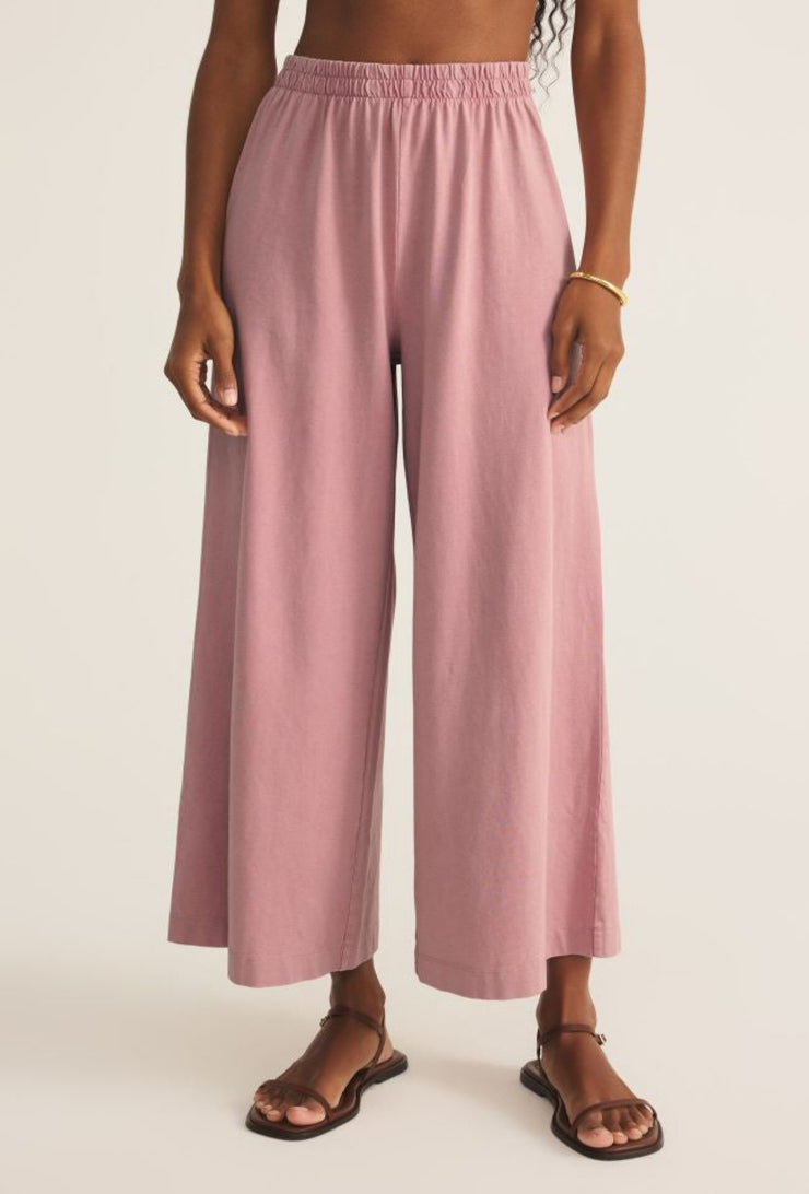 Scout Jersey Flare Pant - Pink Smoke