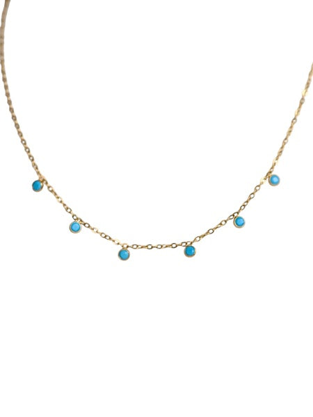 Desert Sun Necklace - Turquoise