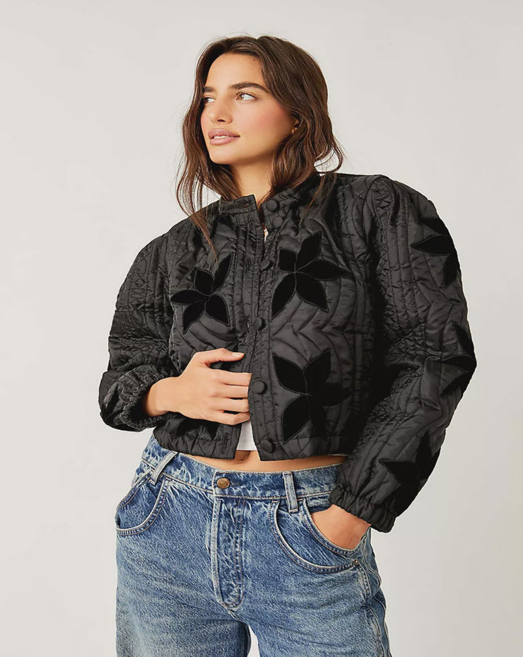 Quinn Quilted Jacket - Black