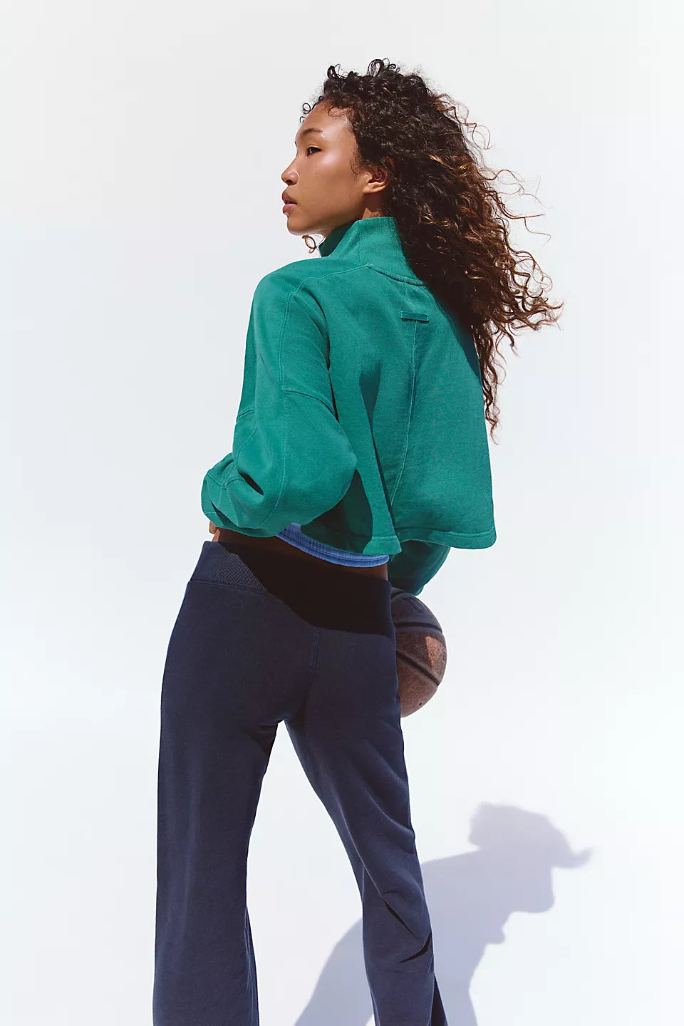 Pick Up Game Pullover - Green Frost