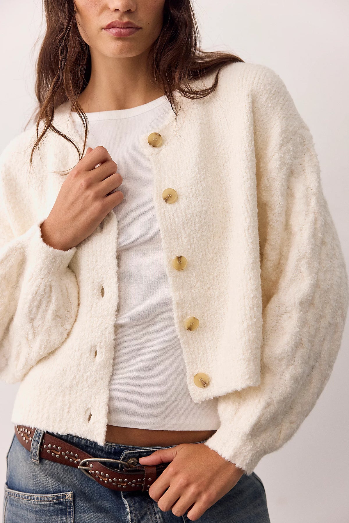 Thistle Cardi -  Sugar Swizzle