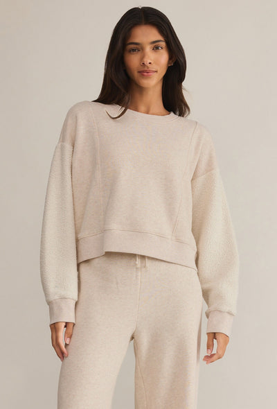 Lax Sweatshirt - Light Oatmeal