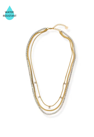 Elara Layered Necklace - Gold