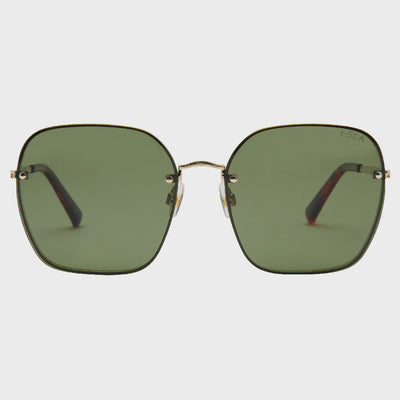 Emerson Sunglasses - Gold / Green Polarized Lens