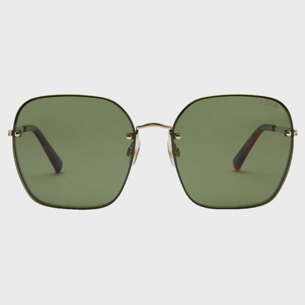 Emerson Sunglasses - Gold / Green Polarized Lens