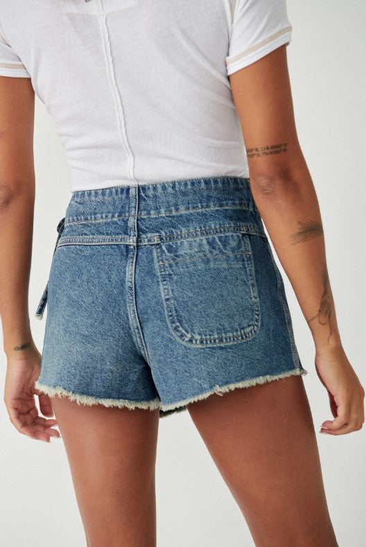 Emmy Denim Skort - Misty Blue