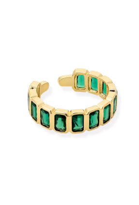 Esmi Ring - Gold Emerald