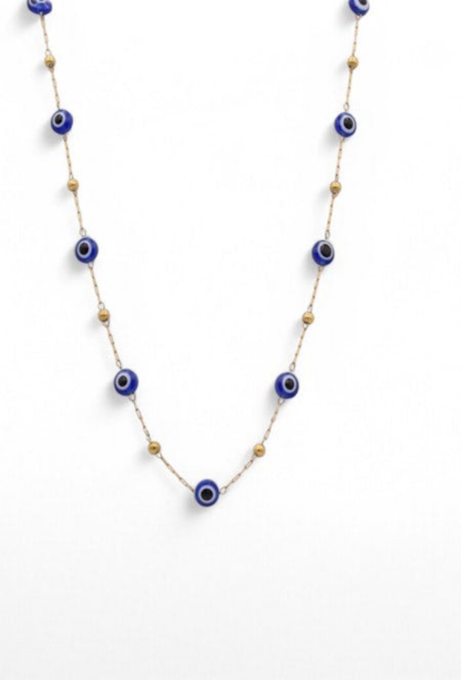 All Eyes On Me Necklace - Blue