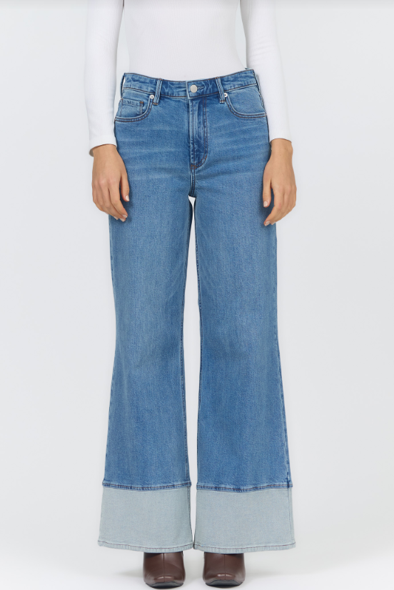 Fiona Wide Leg Denim - Rome Place