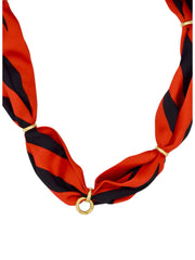 Game On Scarf Necklace (Includes one charm)