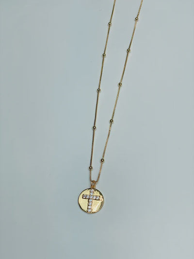 Michaela Cross Necklace