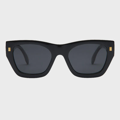 Ivy Sunglasses - Black / Smoke Polarized Lens