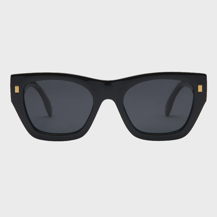 Ivy Sunglasses - Black / Smoke Polarized Lens