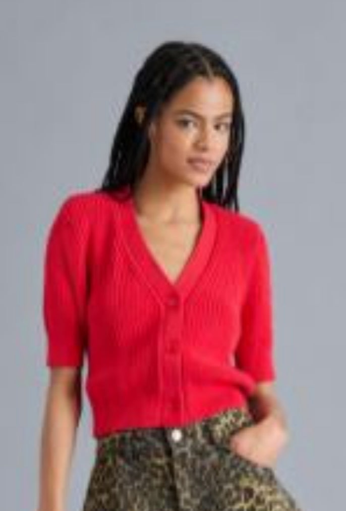 Janae Cardigan - Dark Red