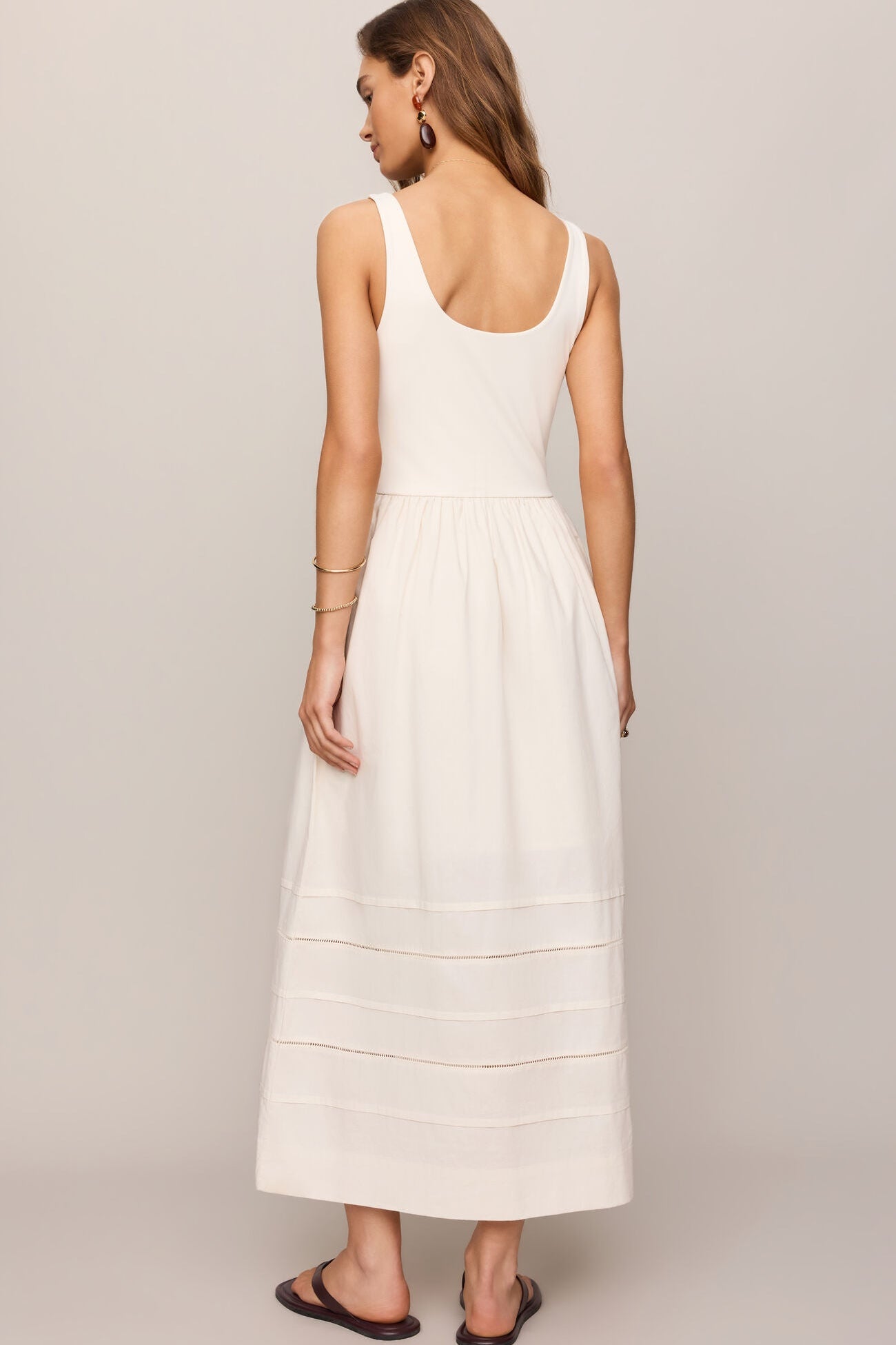 Johanna Midi Dress - Cloud