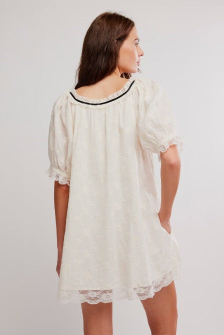 Juno Mini Dress - Tea Black Combo