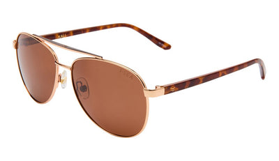 Kali Sunglasses - Gold / Brown Polarized Lens