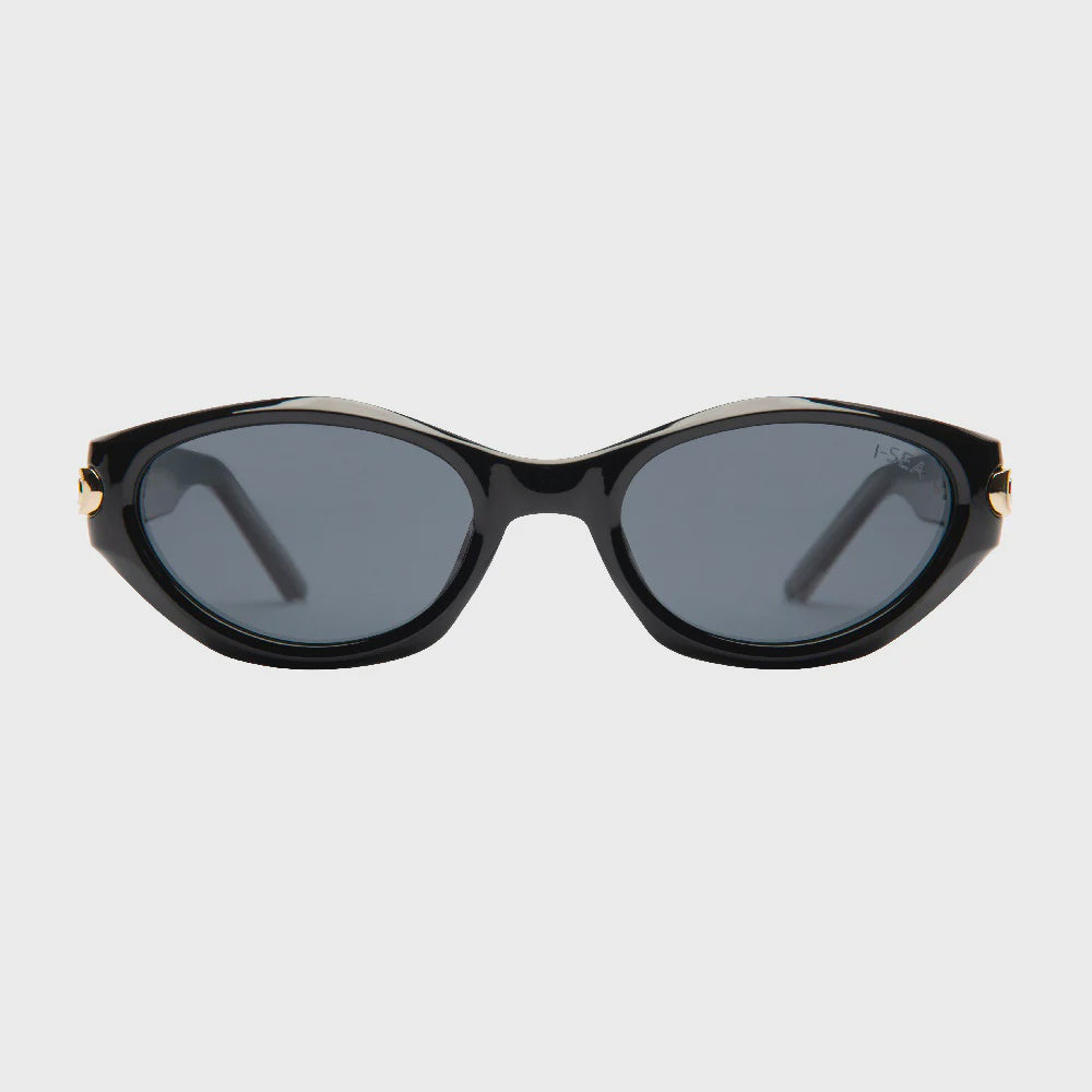 Kensington Sunglasses - Black / Smoke Polarized Lens